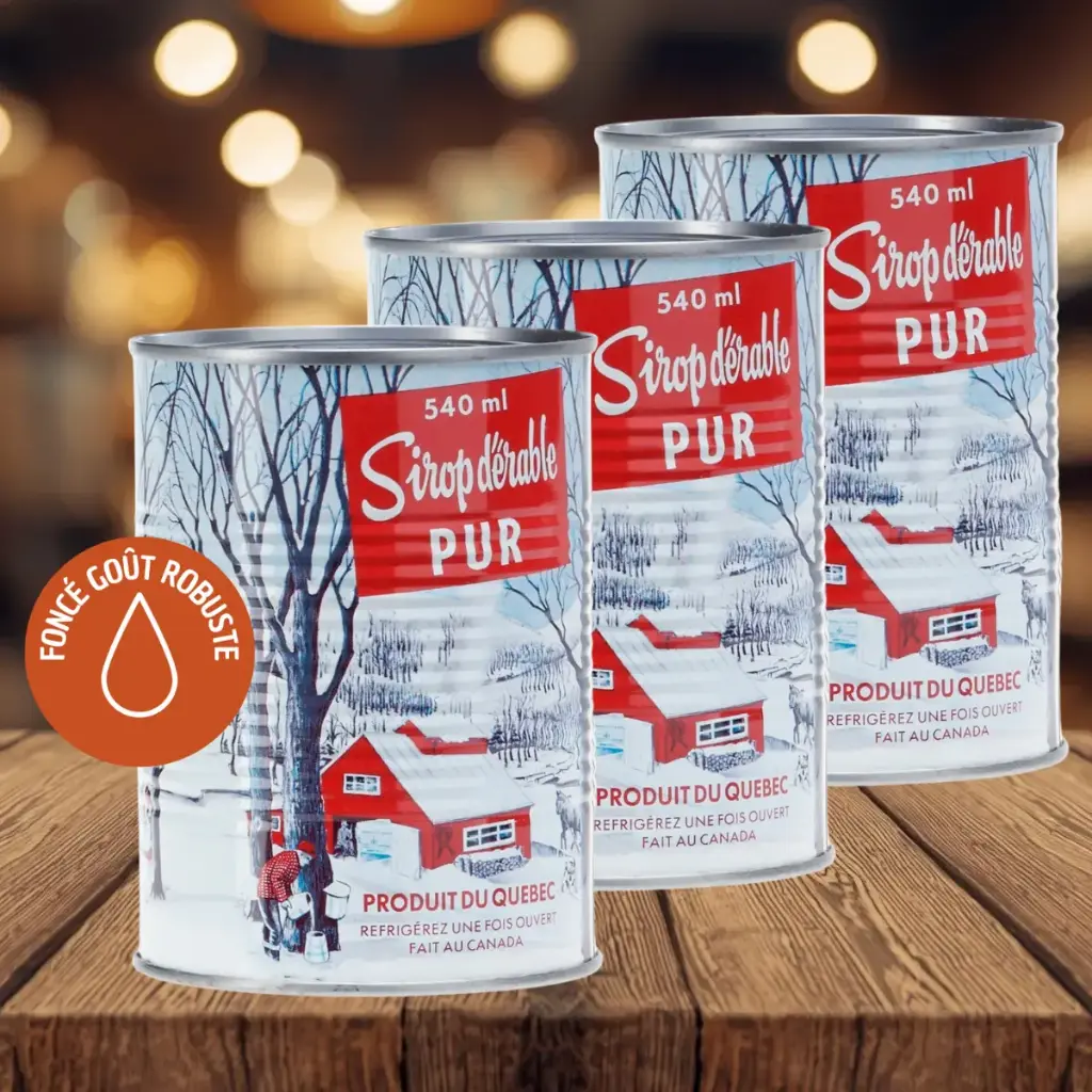 Sirop d'érable foncé