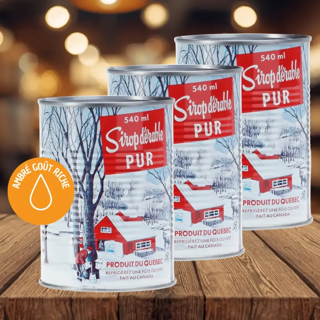 Sirop d'érable ambré