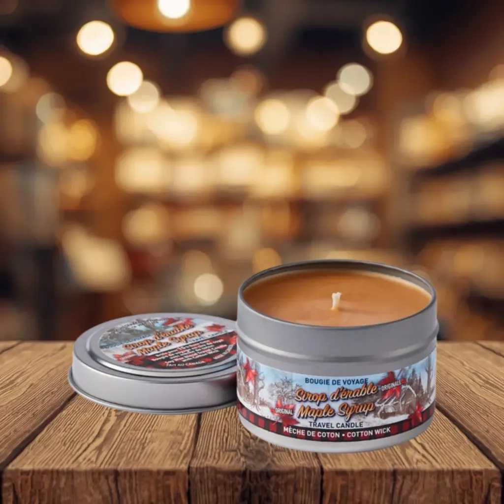 Bougie parfumée à l'érable