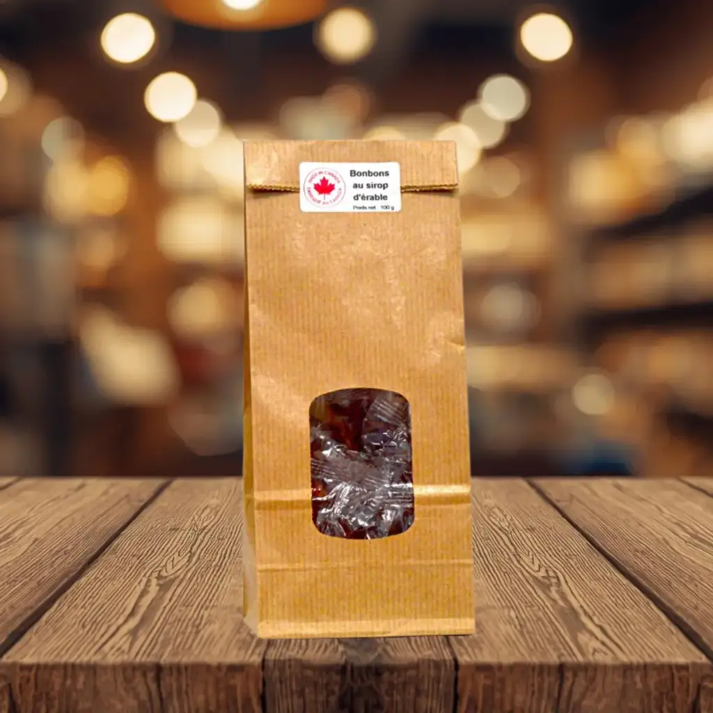 Bonbons au sirop d'érable 100g