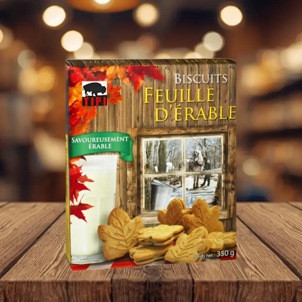 Biscuits feuille d'érable