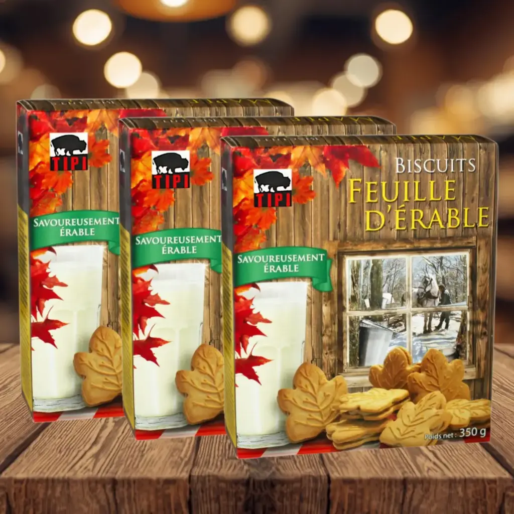 Biscuits feuille d'érable